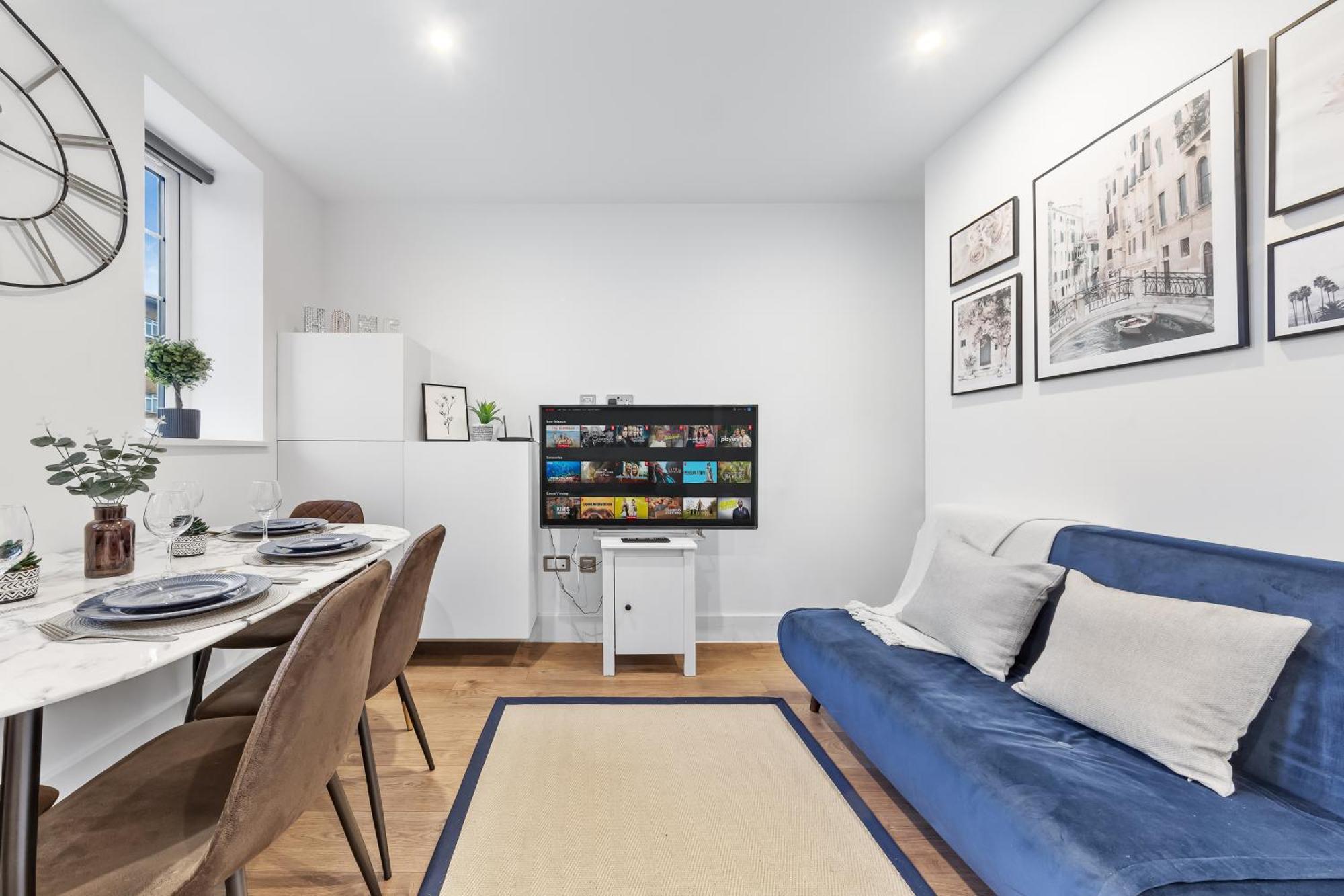 Central London Two Bedroom Serviced Apartment - Nine Elms Luxury Stay - Vauxhall & Westminster 외부 사진