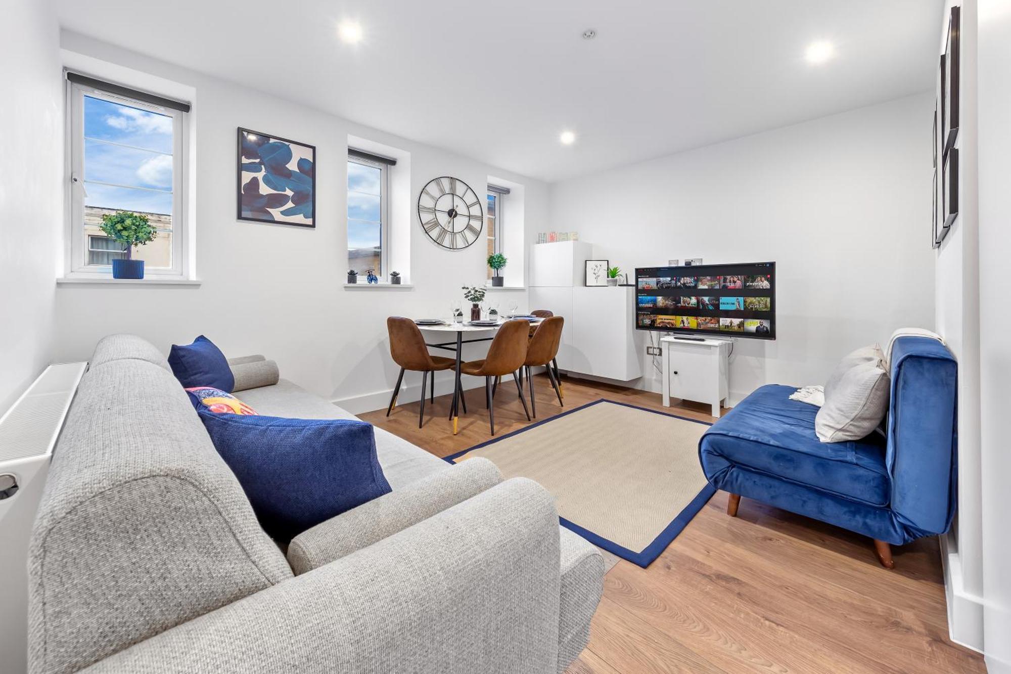 Central London Two Bedroom Serviced Apartment - Nine Elms Luxury Stay - Vauxhall & Westminster 외부 사진
