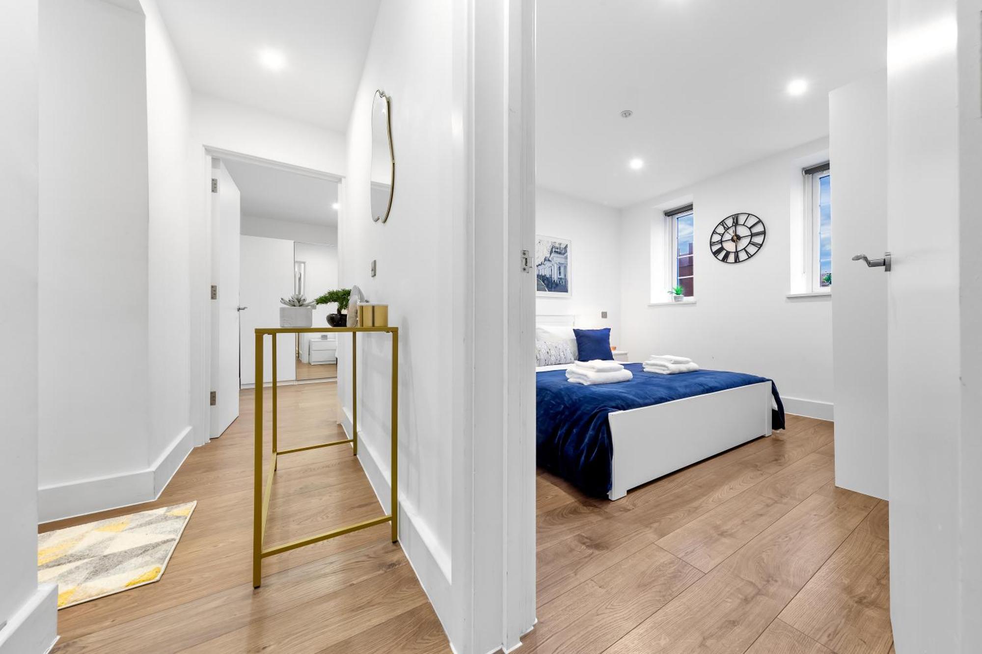 Central London Two Bedroom Serviced Apartment - Nine Elms Luxury Stay - Vauxhall & Westminster 외부 사진